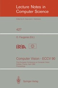 Cover: Computer Vision - ECCV 90 - Springer