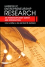 Cover: Handbook of Entrepreneurship Research - Springer