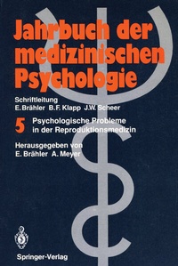 Abbildung von: Psychologische Probleme in der Reproduktionsmedizin - Springer