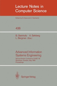 Enlarge image Cover: Advanced Information Systems Engineering - Springer
