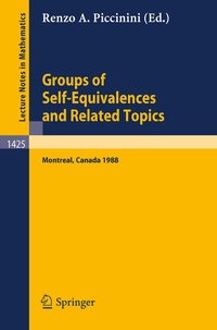 Abbildung von: Groups of Self-Equivalences and Related Topics - Springer