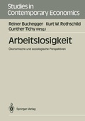 Cover: Arbeitslosigkeit - Springer