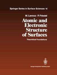 Enlarge image Cover: Atomic and Electronic Structure of Surfaces - Springer