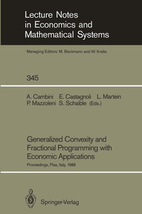 Abbildung von: Generalized Convexity and Fractional Programming with Economic Applications - Springer
