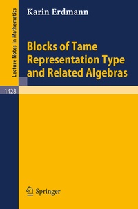 Enlarge image Cover: Blocks of Tame Representation Type and Related Algebras - Springer