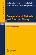 Cover: Computational Methods and Function Theory - Springer