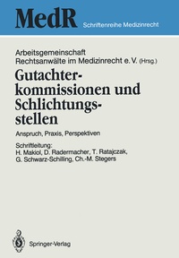 Abbildung von: Gutachterkommissionen und Schlichtungsstellen - Springer