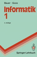 Cover: Informatik 1 - Springer