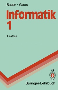 Enlarge image Cover: Informatik 1 - Springer