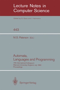 Abbildung von: Automata, Languages and Programming - Springer