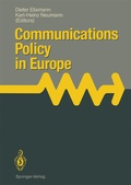 Cover: Communications Policy in Europe - Springer