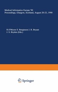 Cover: Medical Informatics Europe '90 - Springer