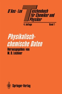 Abbildung von: Taschenbuch für Chemiker und Physiker - Springer