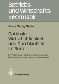 Abbildung von: Optimale Wirtschaftlichkeit und Durchlaufzeit im Büro - Springer