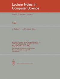 Abbildung von: Advances in Cryptology - AUSCRYPT '90 - Springer