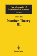 Cover: Number Theory III - Springer
