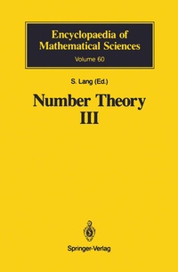 Abbildung von: Number Theory III - Springer