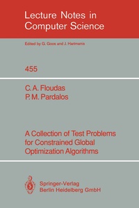 Abbildung von: A Collection of Test Problems for Constrained Global Optimization Algorithms - Springer