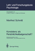 Cover: Konsistenz als Pers&ouml;nlichkeitseigenschaft? - Springer