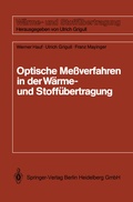 Cover: Optische Me&szlig;verfahren der W&auml;rme- und Stoff&auml;bertragung - Springer