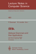 Cover: Attribute Grammars and their Applications - Springer