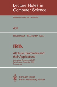 Enlarge image Cover: Attribute Grammars and their Applications - Springer