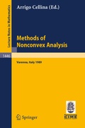Cover: Methods of Nonconvex Analysis - Springer