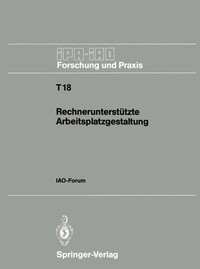 Abbildung von: Rechnerunterstützte Arbeitsplatzgestaltung - Springer