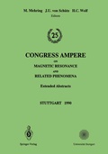 Cover: 25th Congress Ampere on Magnetic Resonance and Related Phenomena - Springer
