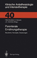 Cover: Parenterale Ern&auml;hrungstherapie - Springer