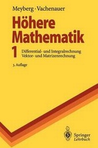 Abbildung von: Höhere Mathematik 1 - Springer