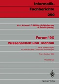 Cover: Forum '90 Wissenschaft und Technik - Springer