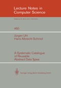 Cover: A Systematic Catalogue of Reusable Abstract Data Types - Springer