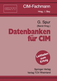 Enlarge image Cover: Datenbanken für CIM - Springer