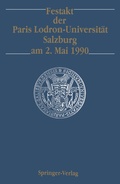 Cover: Festakt der Paris Lodron-Universit&auml;t Salzburg am 2. Mai 1990 - Springer