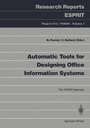 Cover: Automatic Tools for Designing Office Information Systems - Springer