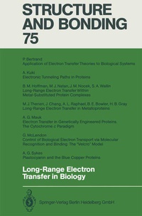 Enlarge image Cover: Long-Range Electron Transfer in Biology - Springer
