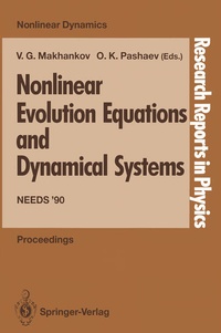 Enlarge image Cover: Nonlinear Evolution Equations and Dynamical Systems - Springer