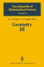 Cover: Geometry III - Springer