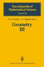 Cover: Geometry III - Springer