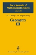 Bild: Geometry III - Springer