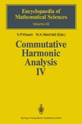 Cover: Commutative Harmonic Analysis IV - Springer