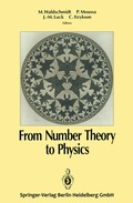 Cover: From Number Theory to Physics - Springer