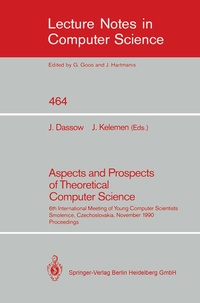 Enlarge image Cover: Aspects and Prospects of Theoretical Computer Science - Springer
