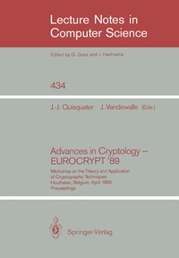 Abbildung von: Advances in Cryptology - EUROCRYPT '89 - Springer