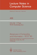 Cover: Advances in Computing and Information - ICCI '90 - Springer