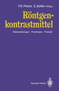 Cover: R&ouml;ntgen kontrastmittel - Springer