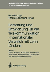 Abbildung von: Forschung und Entwicklung für die Telekommunikation - Internationaler Vergleich mit zehn Ländern - - Springer