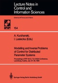 Cover: Modelling and Inverse Problems of Control for Distributed Parameter Systems - Springer