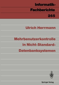 Abbildung von: Mehrbenutzerkontrolle in Nicht-Standard-Datenbanksystemen - Springer
